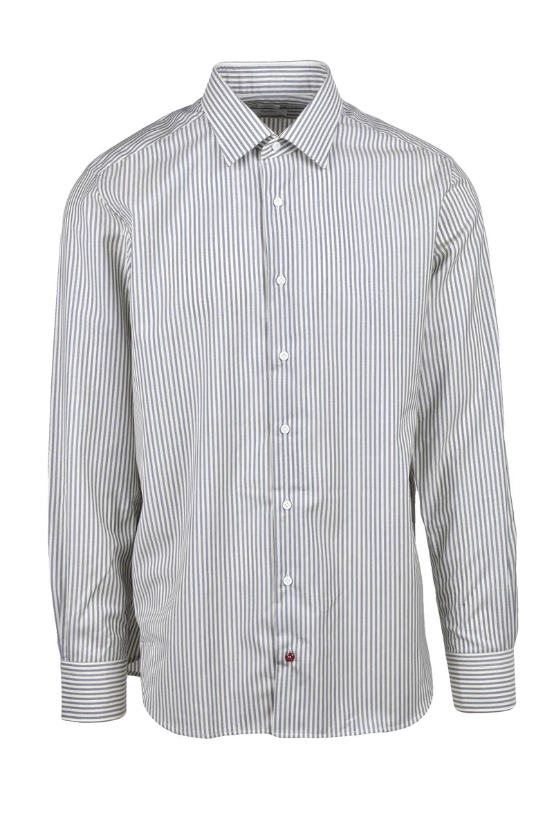 Wool Shirt - White/Grey