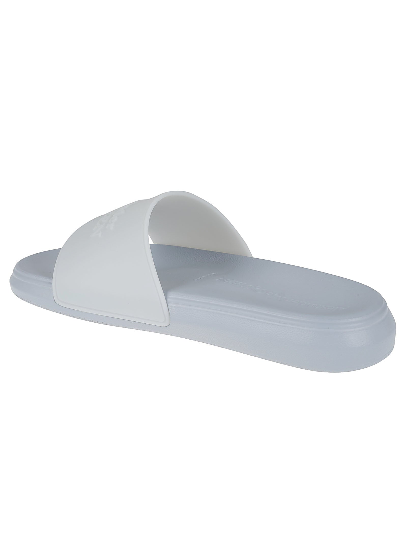 Contemporary White Slide Sandal