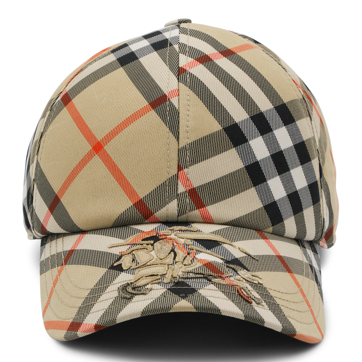 Beige Logo-Detail Hat
