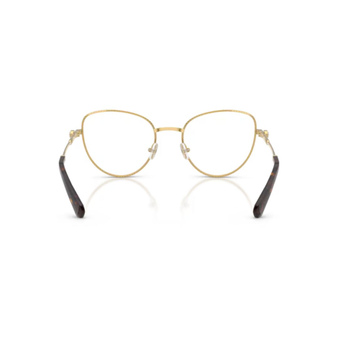 0sk1022 Delicate Gold-toned Cat-eye Eyeglasses