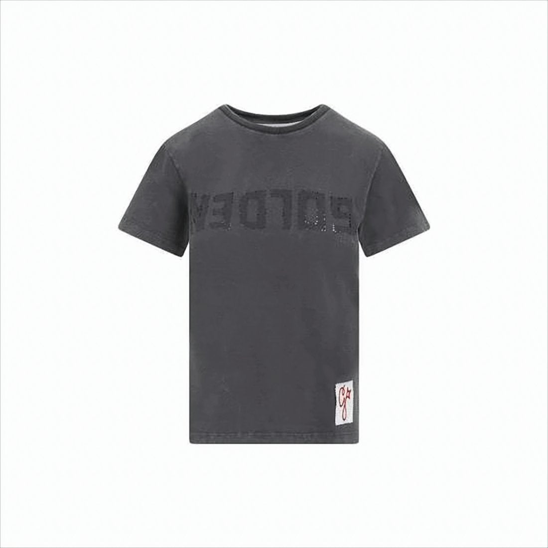 Vintage-Inspired Charcoal Grey Golden Goose T-Shirt