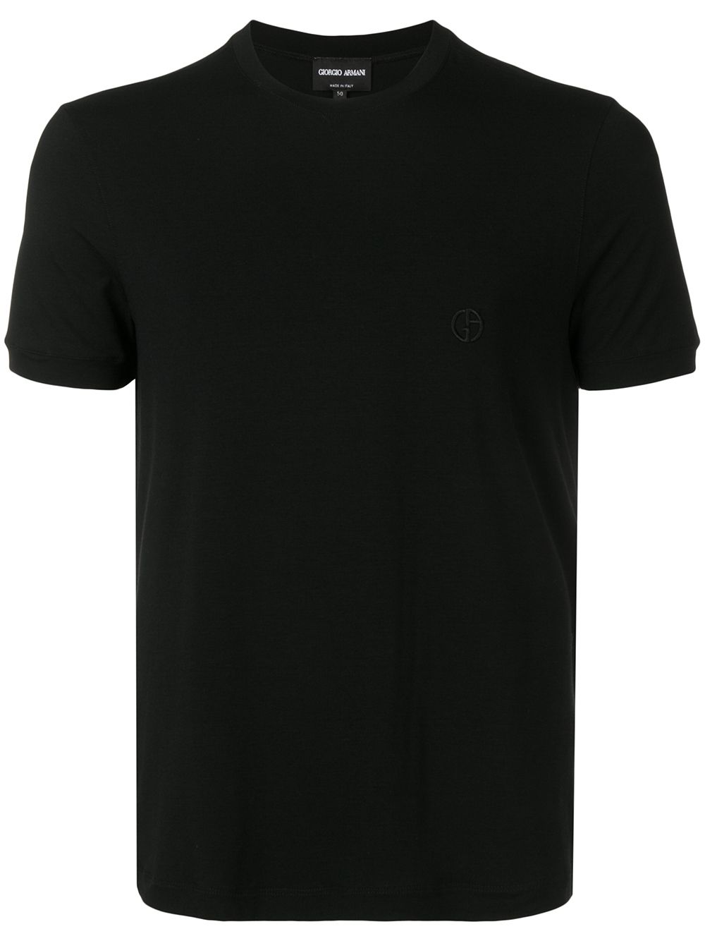 Short-Sleeve T-Shirt with Subtle Embroidered Logo