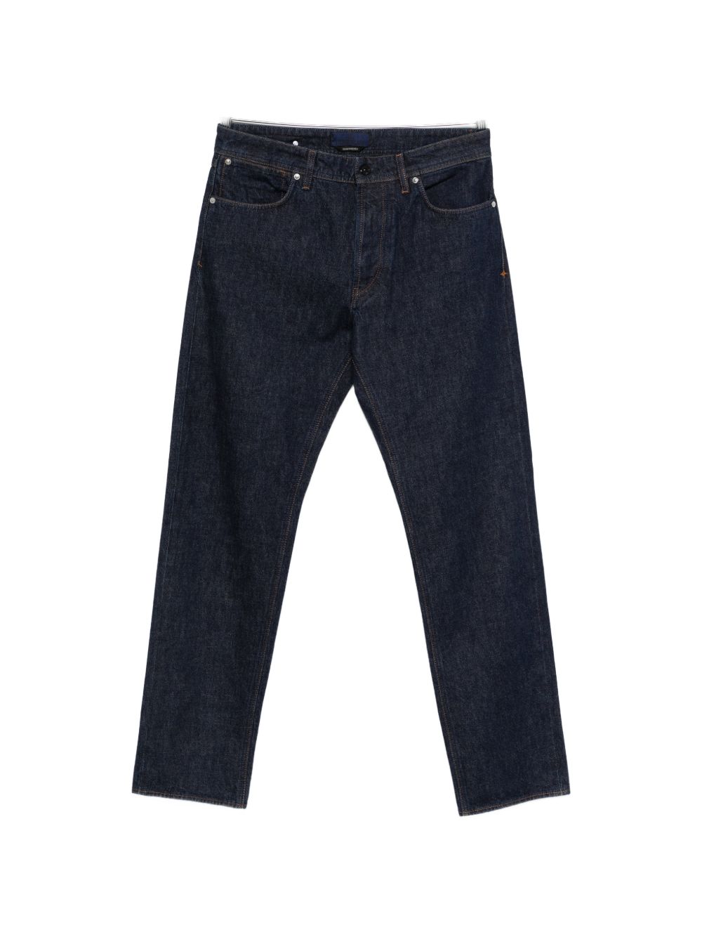 Straight-Leg Indigo Denim Trousers