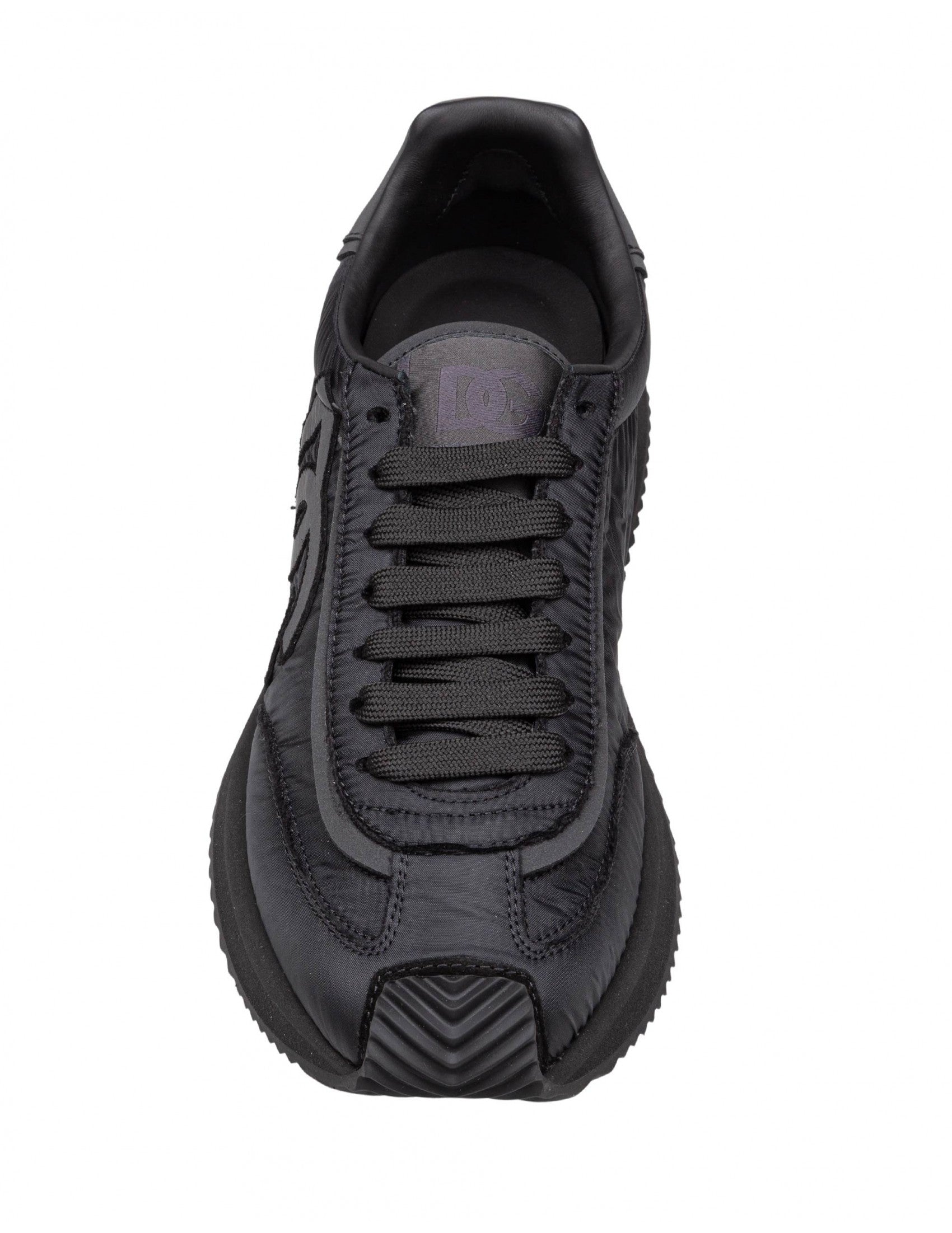 Cushion Sneaker In Mixed Materials Color Black