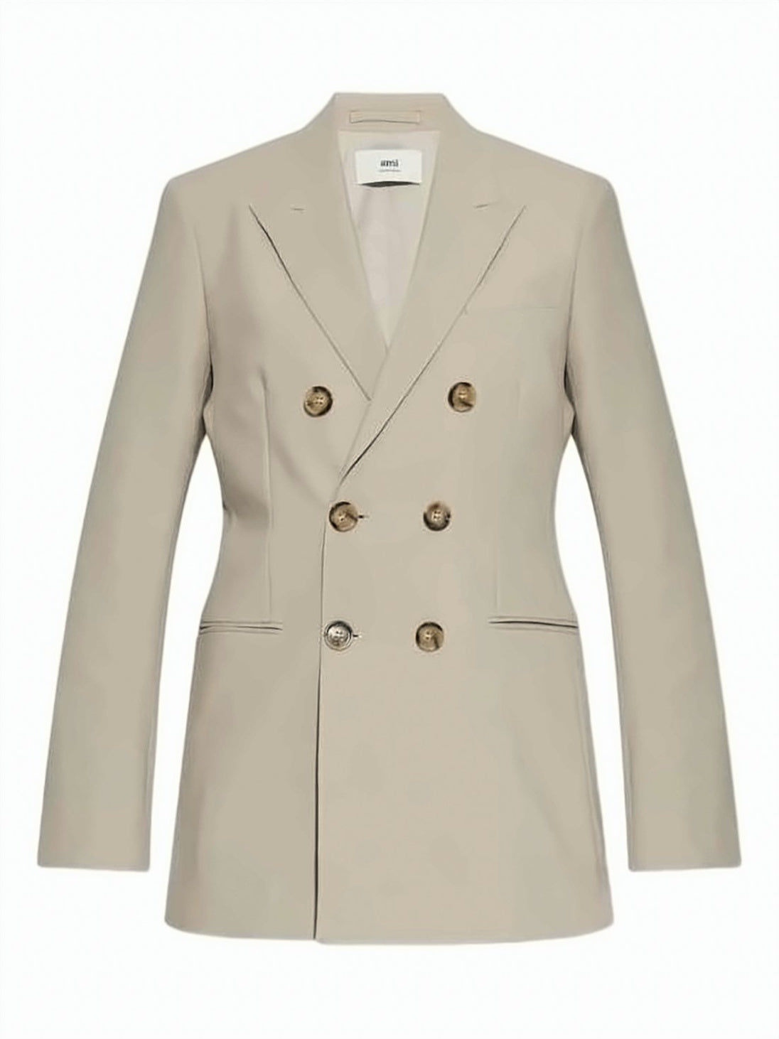 Double-Breasted Tailored Wool Blazer
