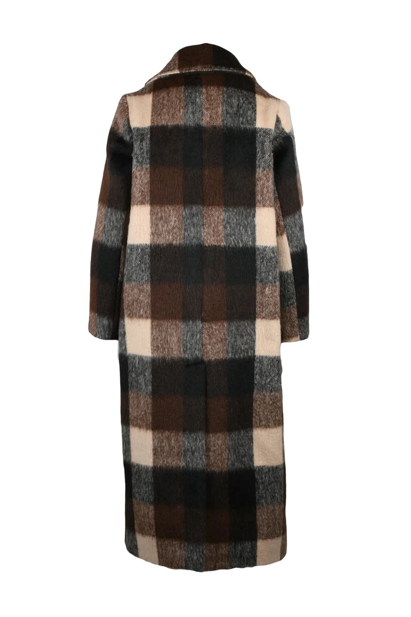 Long Coat - Brown/Black