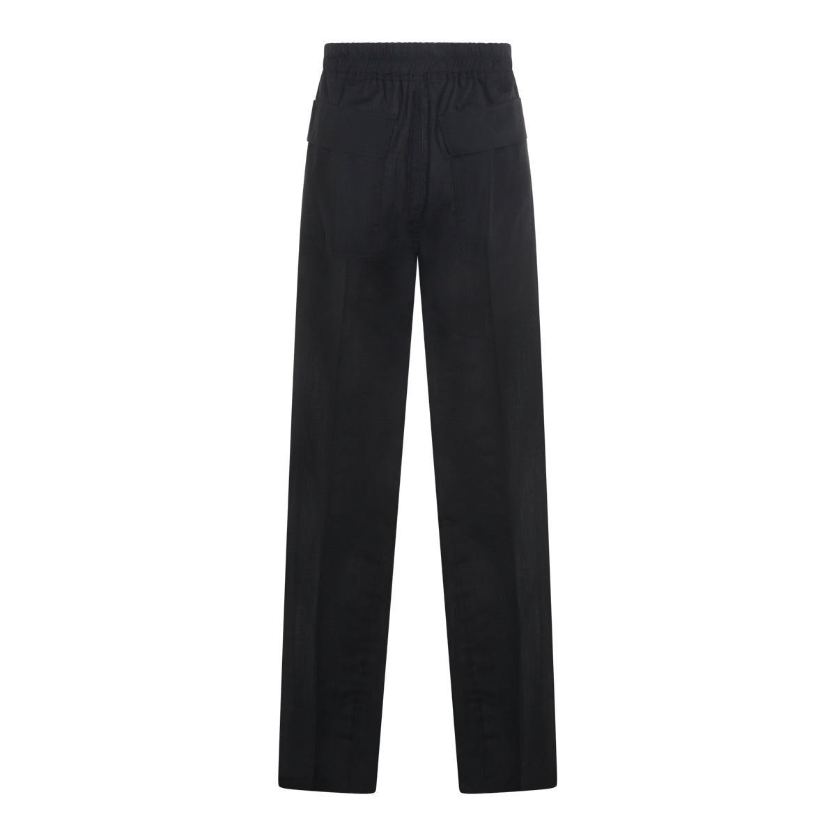 High-Waisted Cashmere Trousers