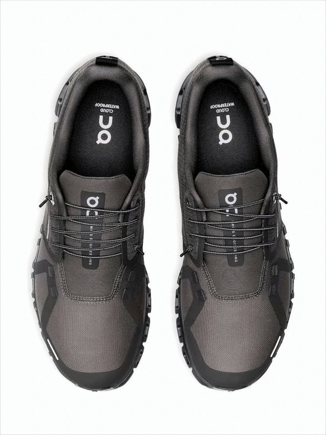 Breathable Black Sneakers with TPU Overlays