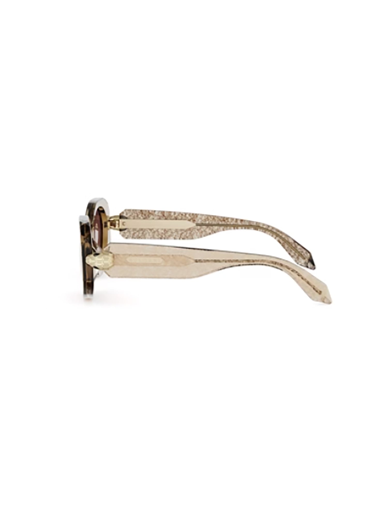 Elongated Oval Frame Sunglasses