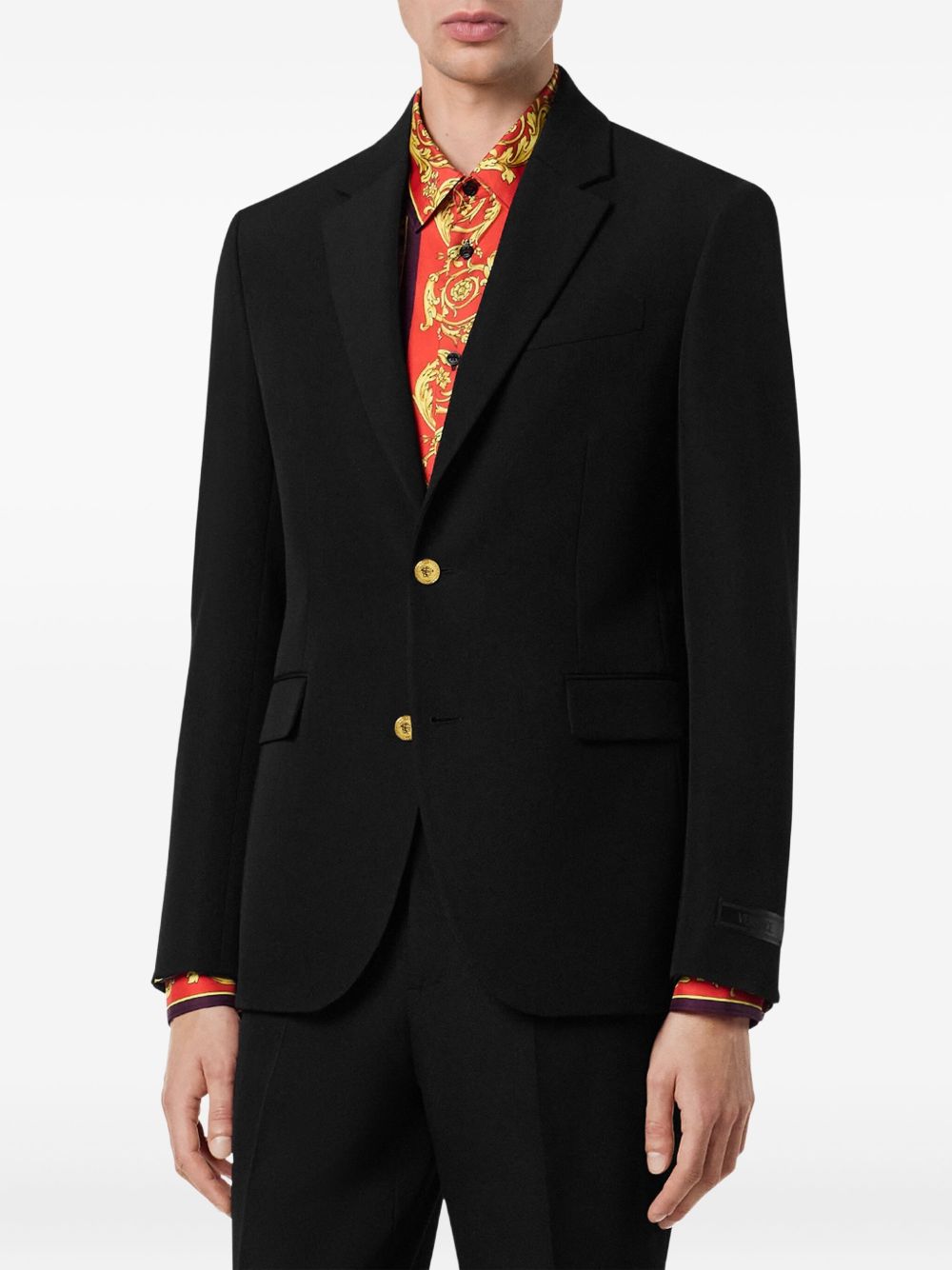 Tailored Black Wool Jacket