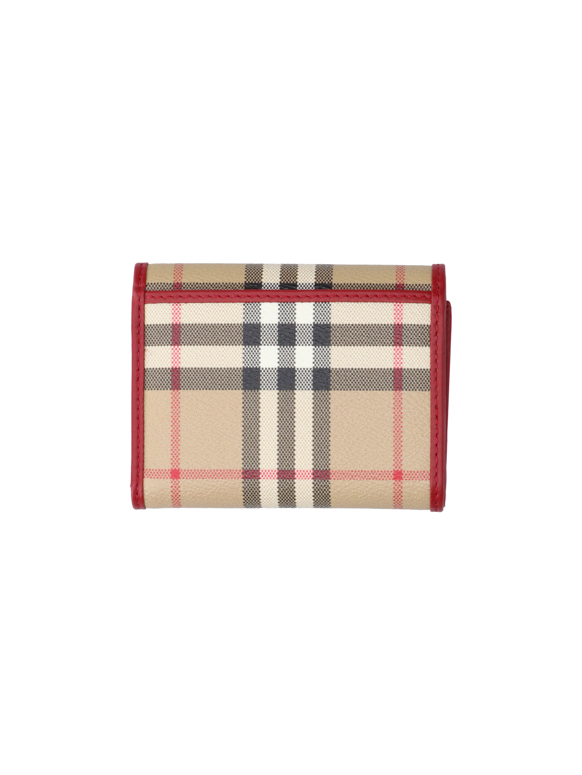 Multicolor Check Pattern Fabric Wallet