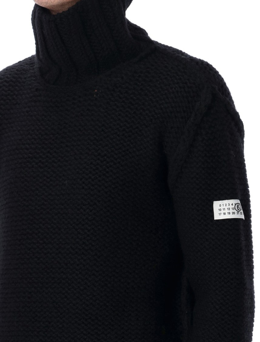 Chunky Wool Turtleneck Jumper