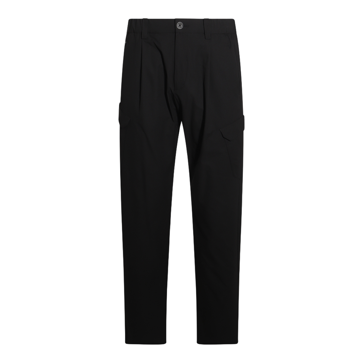 Straight-Leg Trousers with Flap Pockets
