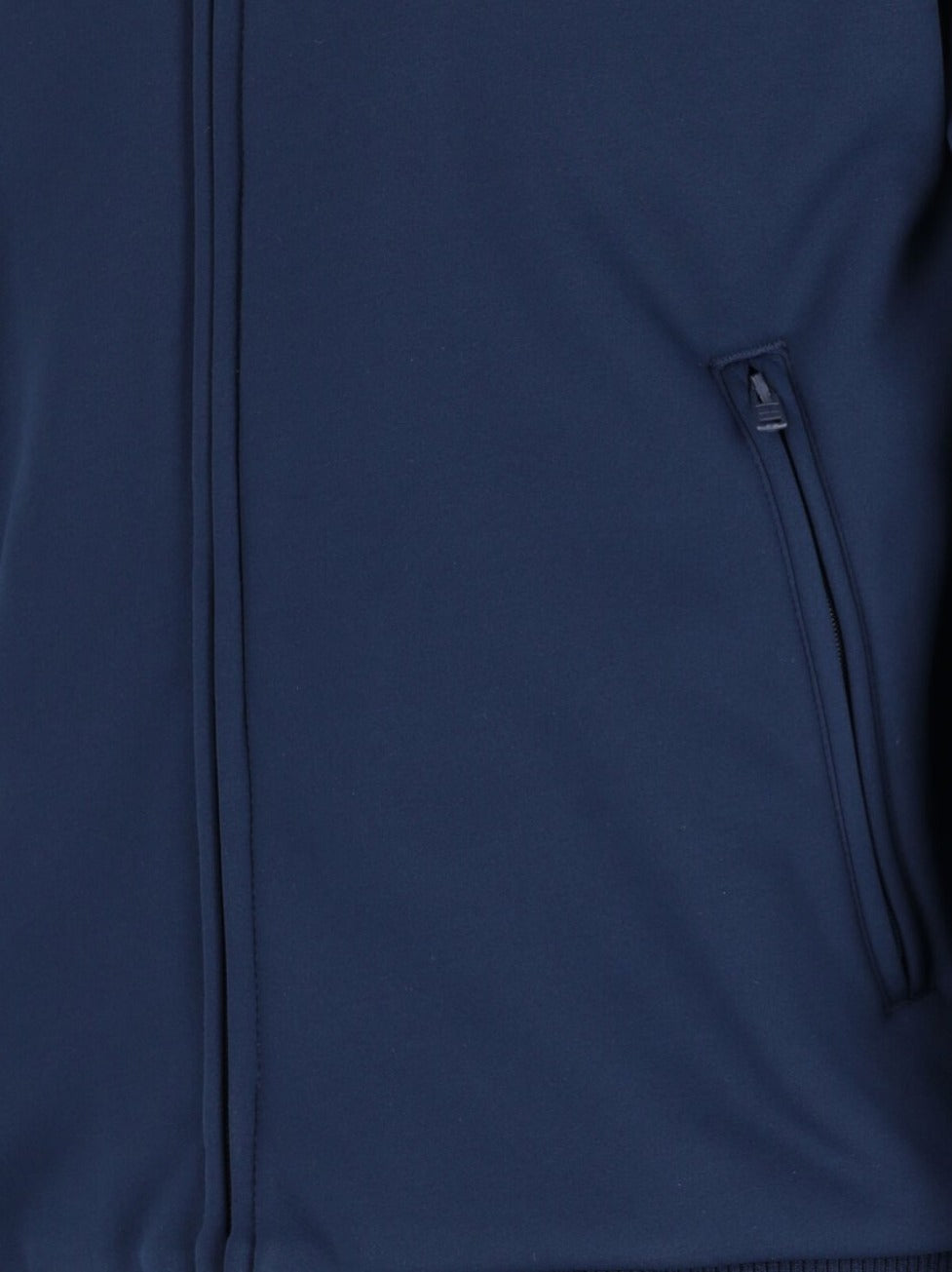 Navy Blue Fabric Hoodie