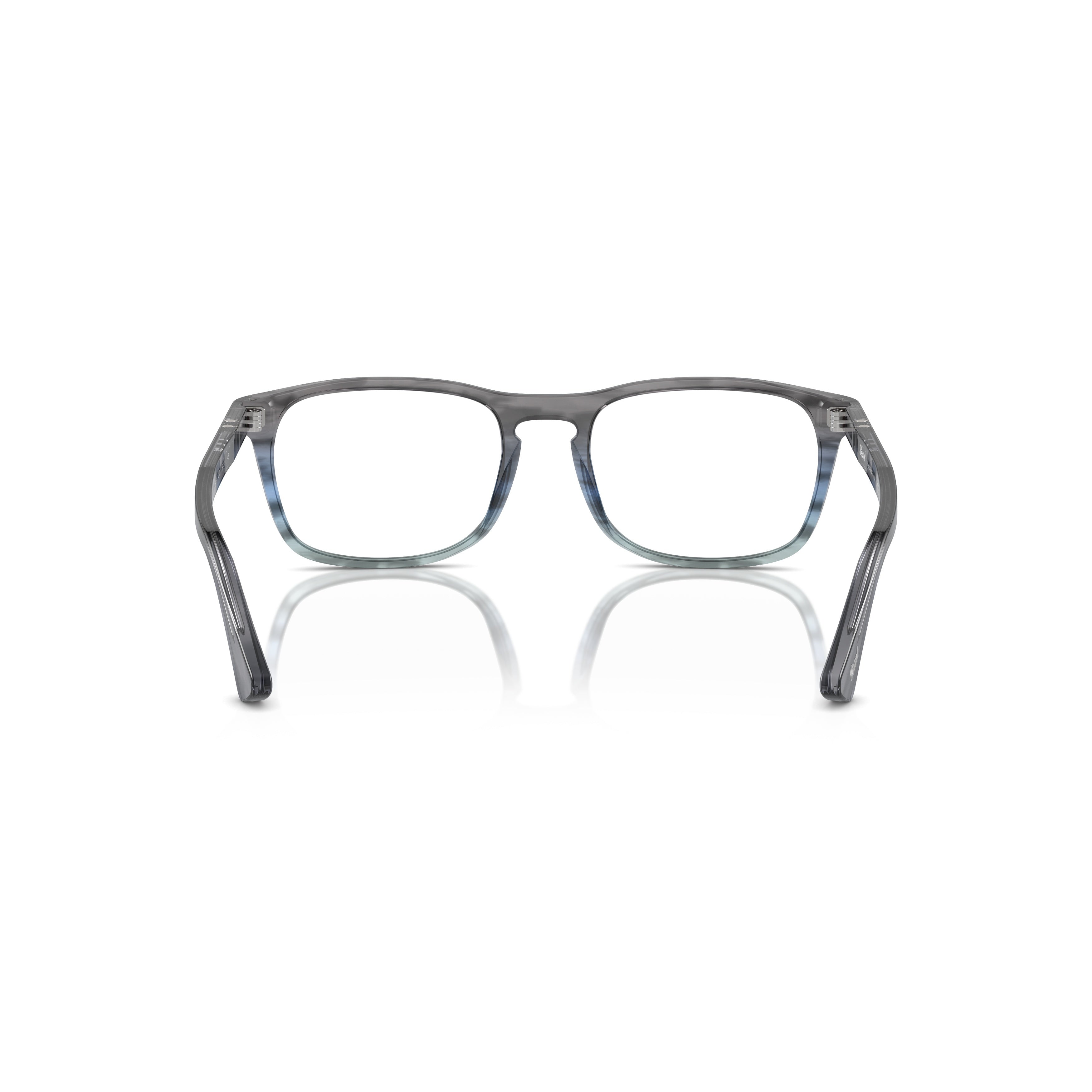 0po3344v Rectangular Acetate Eyeglasses with Keyhole Bridge