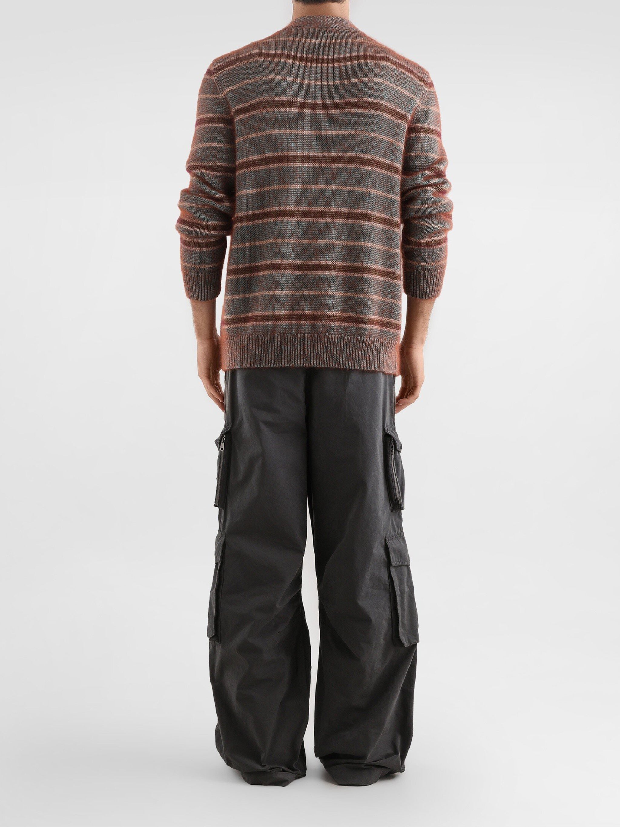 Wide-Leg Durable Matte Finish Cargo Pants