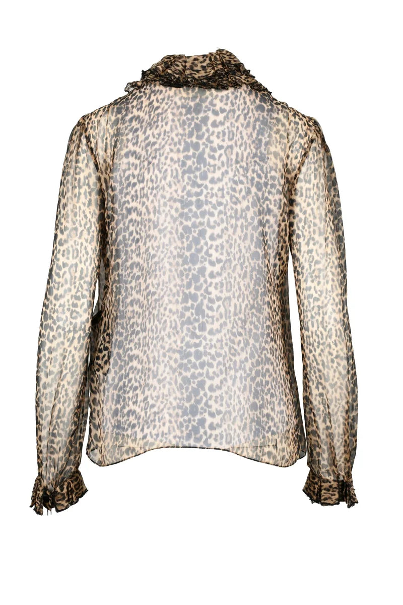 Women's Silk Shirt - Beige