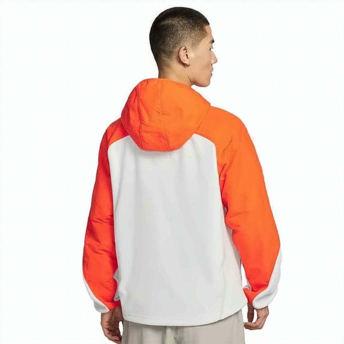 Bold Color-Block Casual Jacket with Zipper Closure
