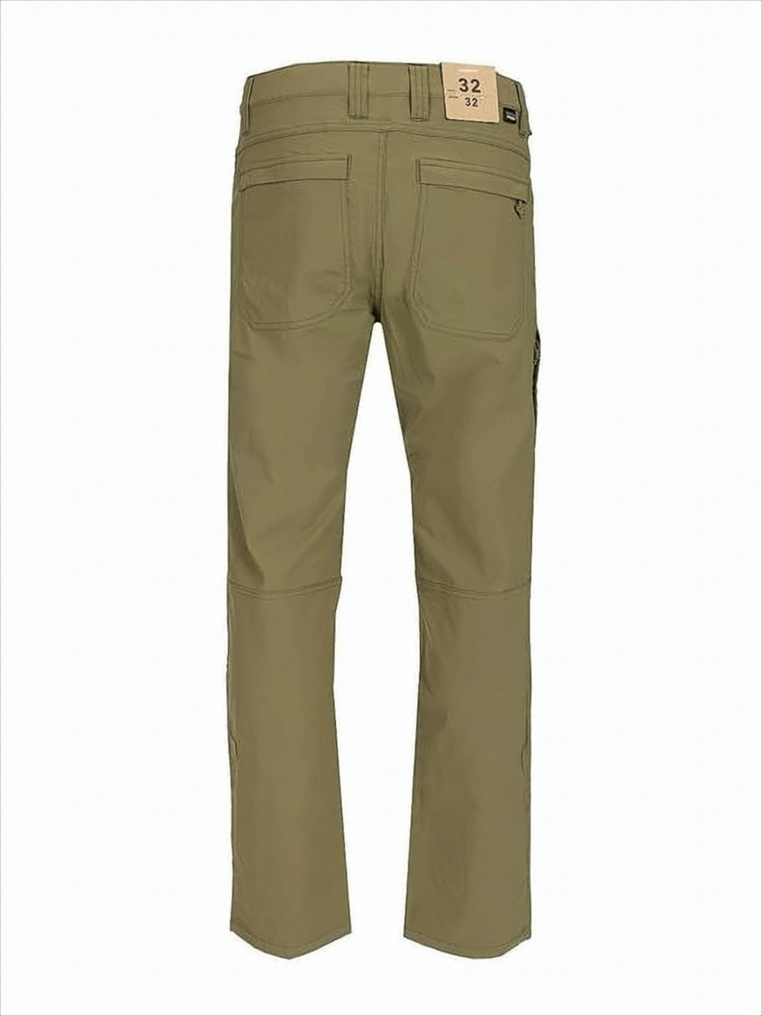 Minimalist Brown Straight Pants with Utility Features