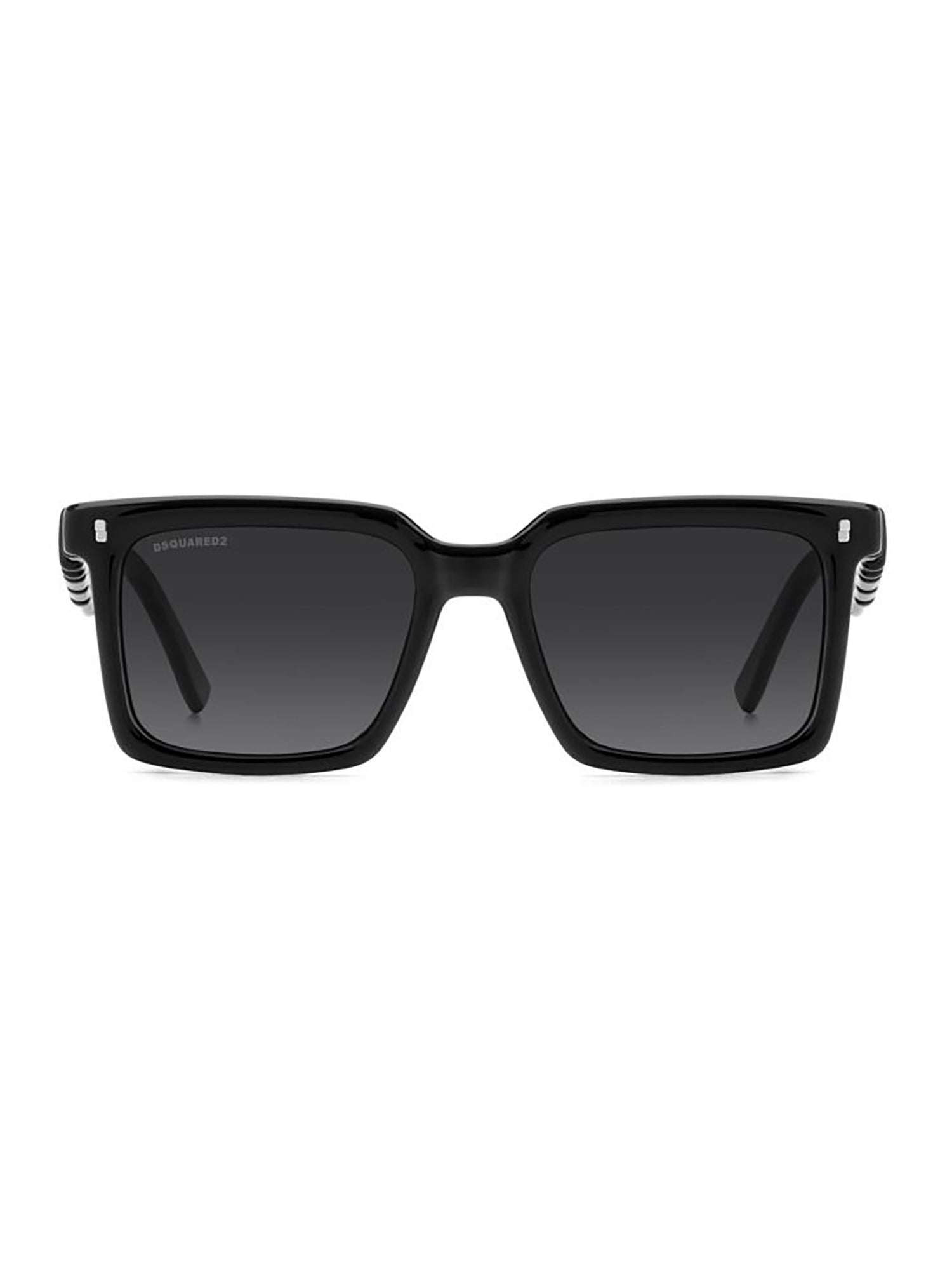 Bold Square Frame Sunglasses With Tinted Lenses