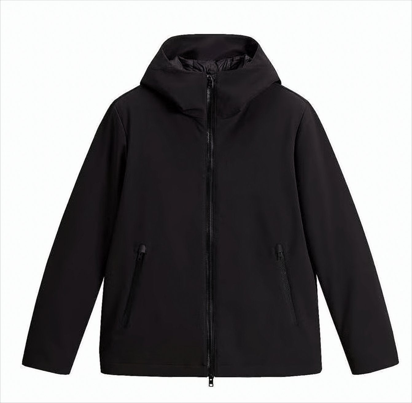 Stretch Fabric High Collar Woolrich Jacket