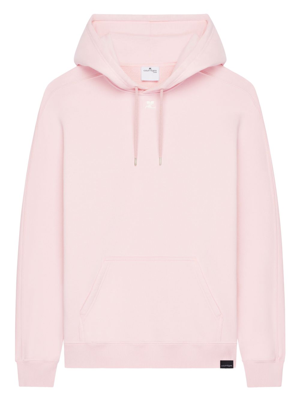 Light Pink Silk-Nylon Hoodie