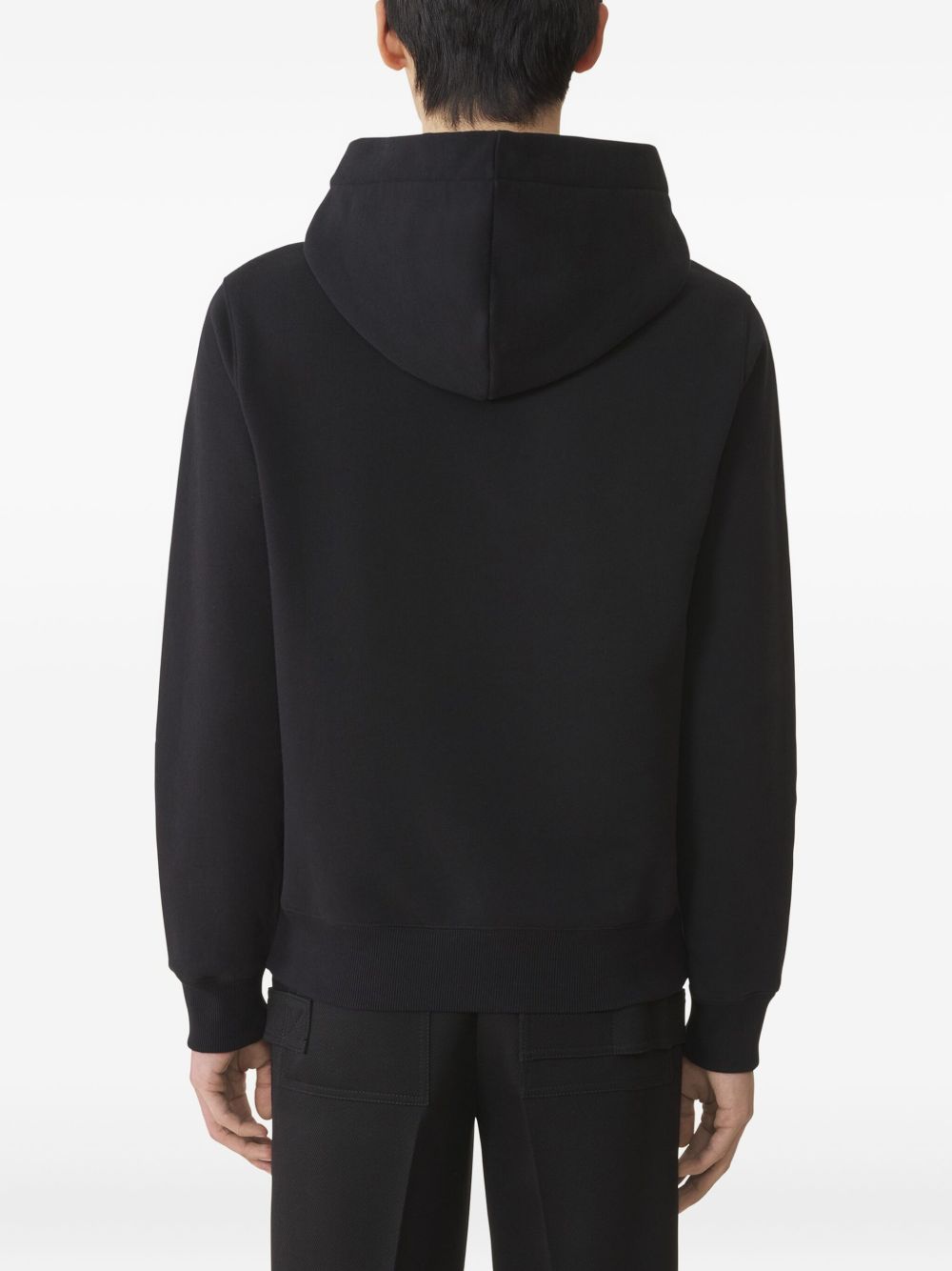 Relaxed Fit Black Hoodie