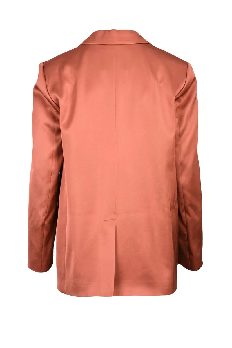 Satin Jacket - Rust