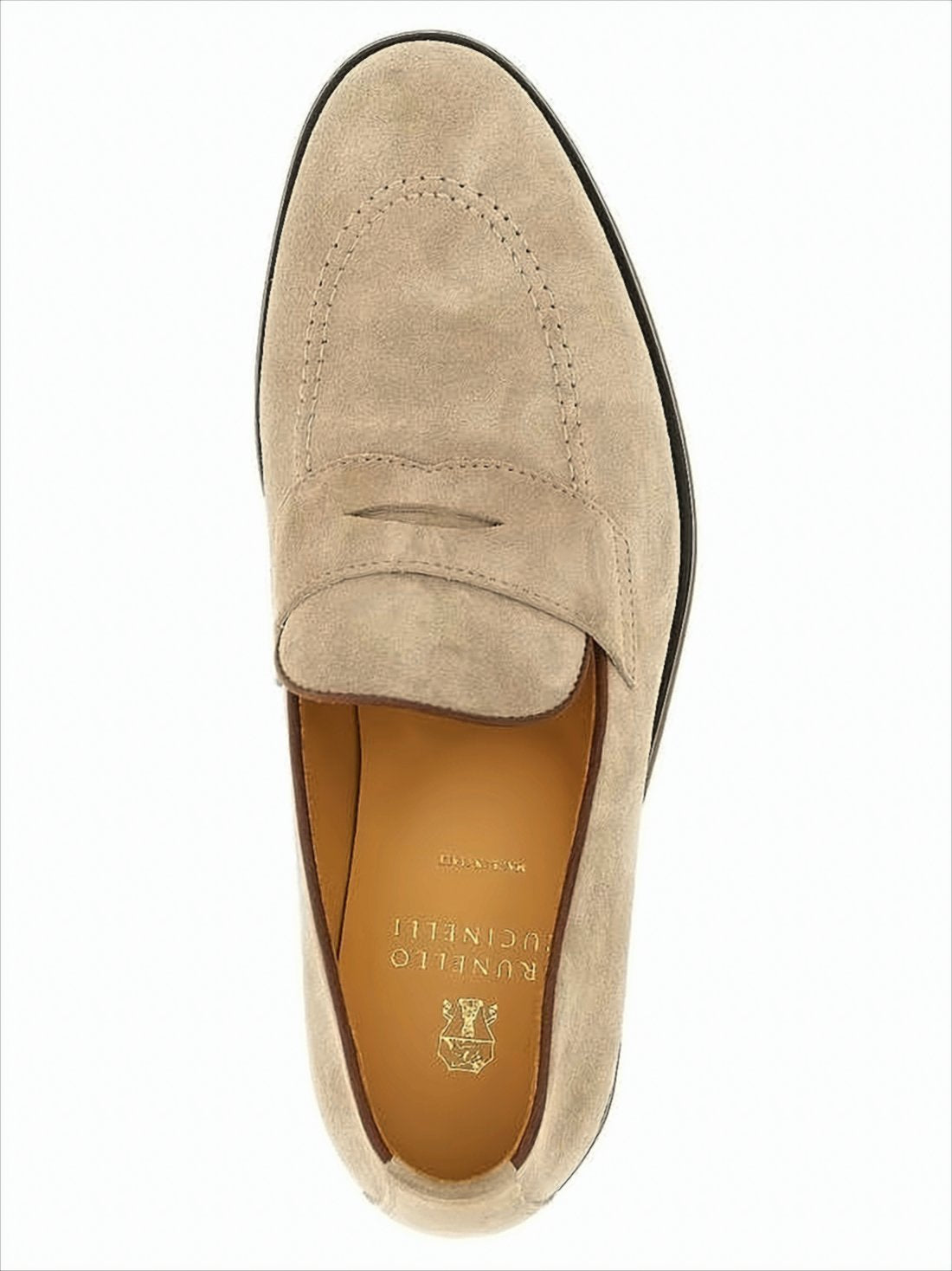Soft Suede Loafers with Classic Penny Strap