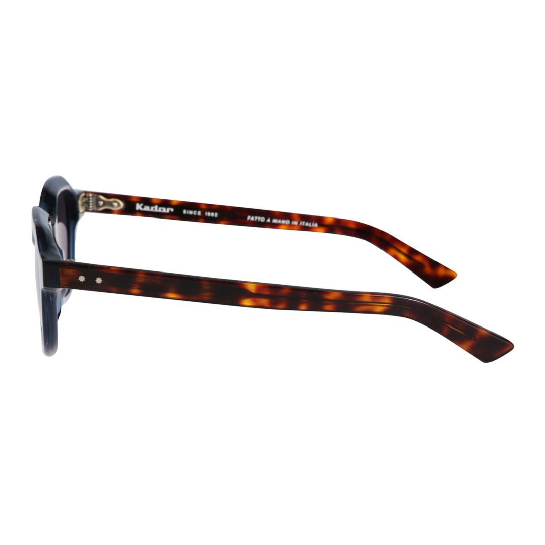 K-Story/N Bold Square Frame Sunglasses with Tortoiseshell Arms