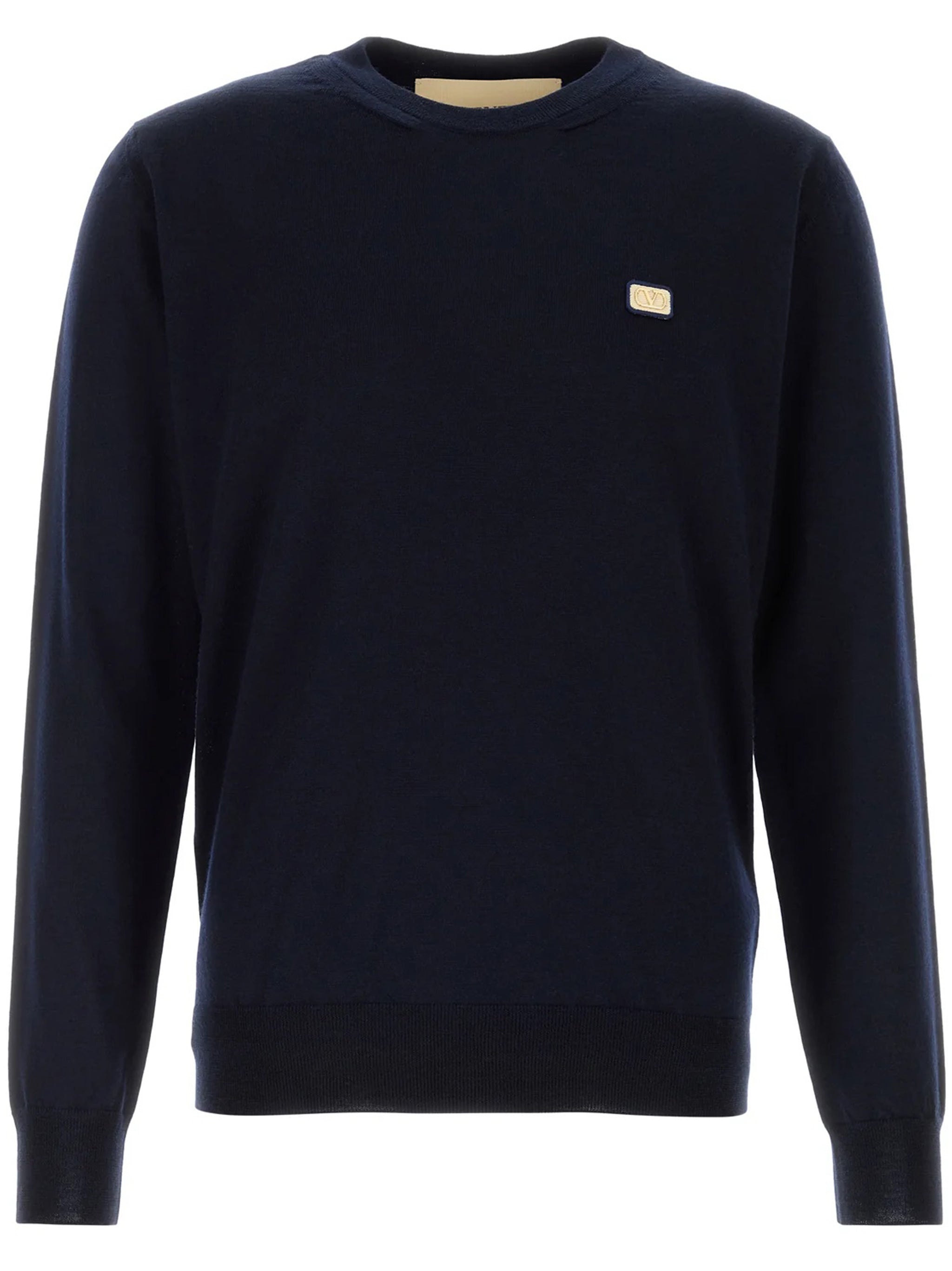 Dark Navy Logo Patch Sweater