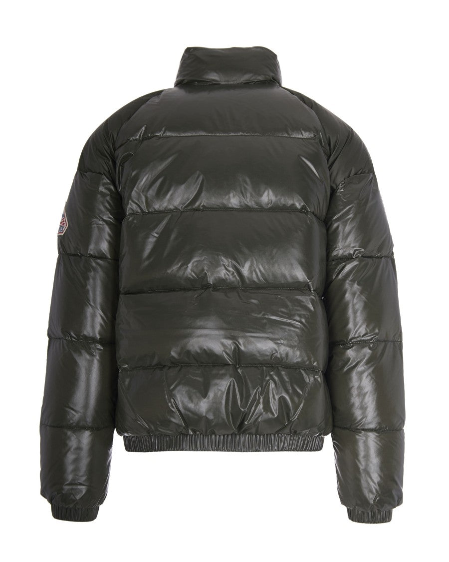 Vintage Mythic Lacquered Bomber Down Jacket