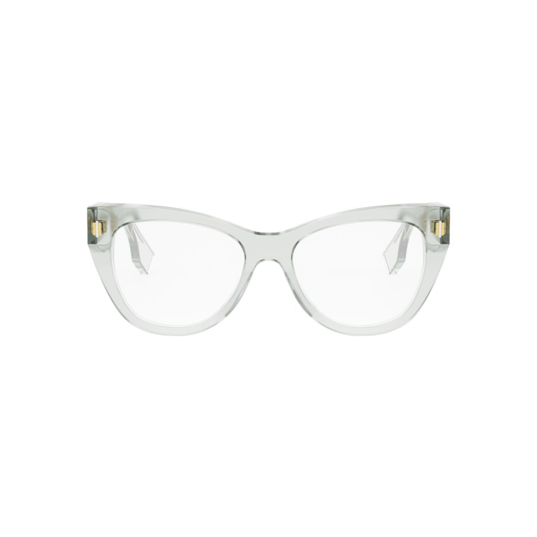 Fe50086i Translucent Acetate Cat-Eye Eyeglasses