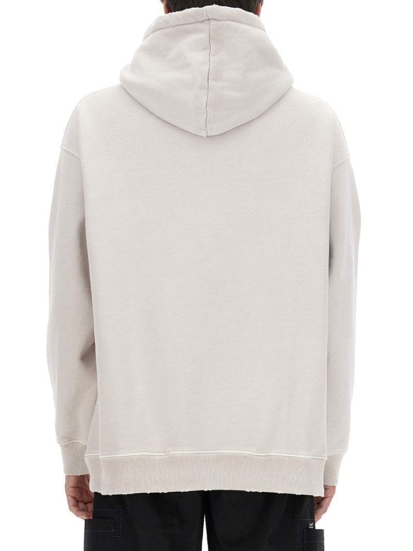 Cotton Hoodie With Subtle Logo Detail