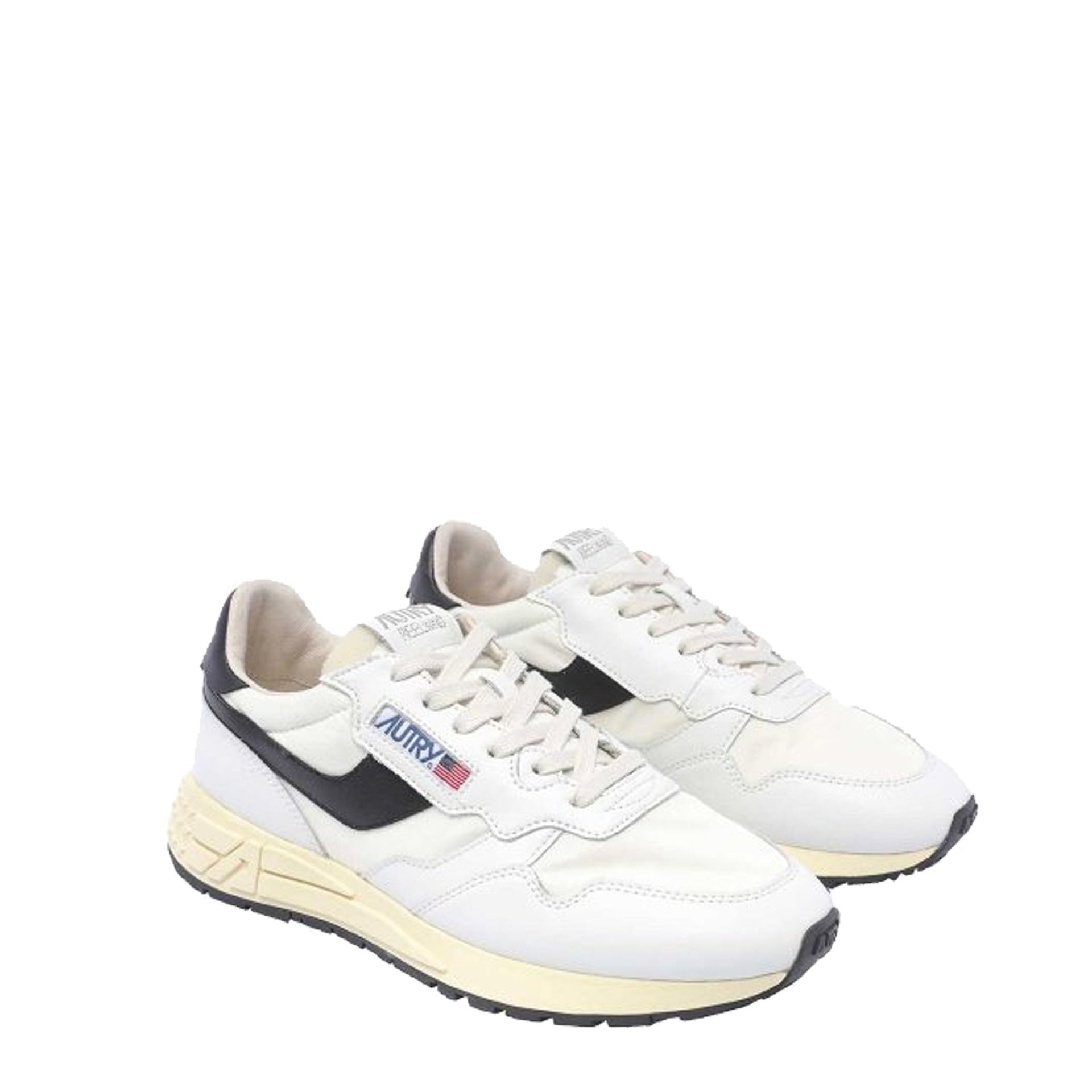 Reelwind Sneakers With Contrasting Leather Detail And Textured Sole