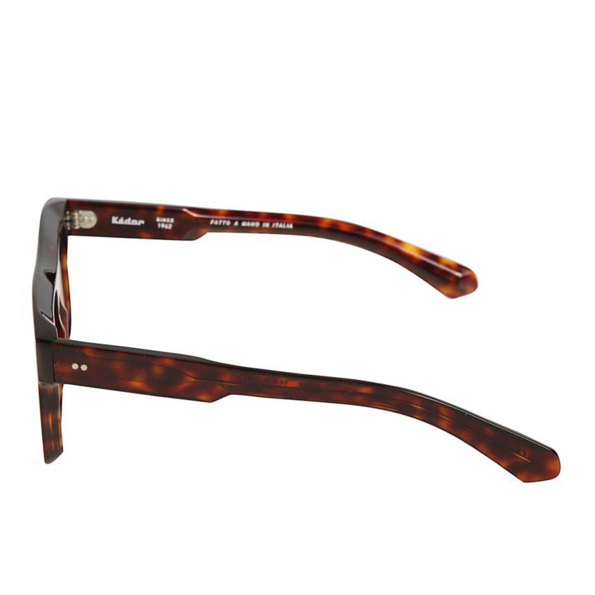 Premium 7 Rectangular Tortoiseshell Sunglasses with Gradient Blue Lenses