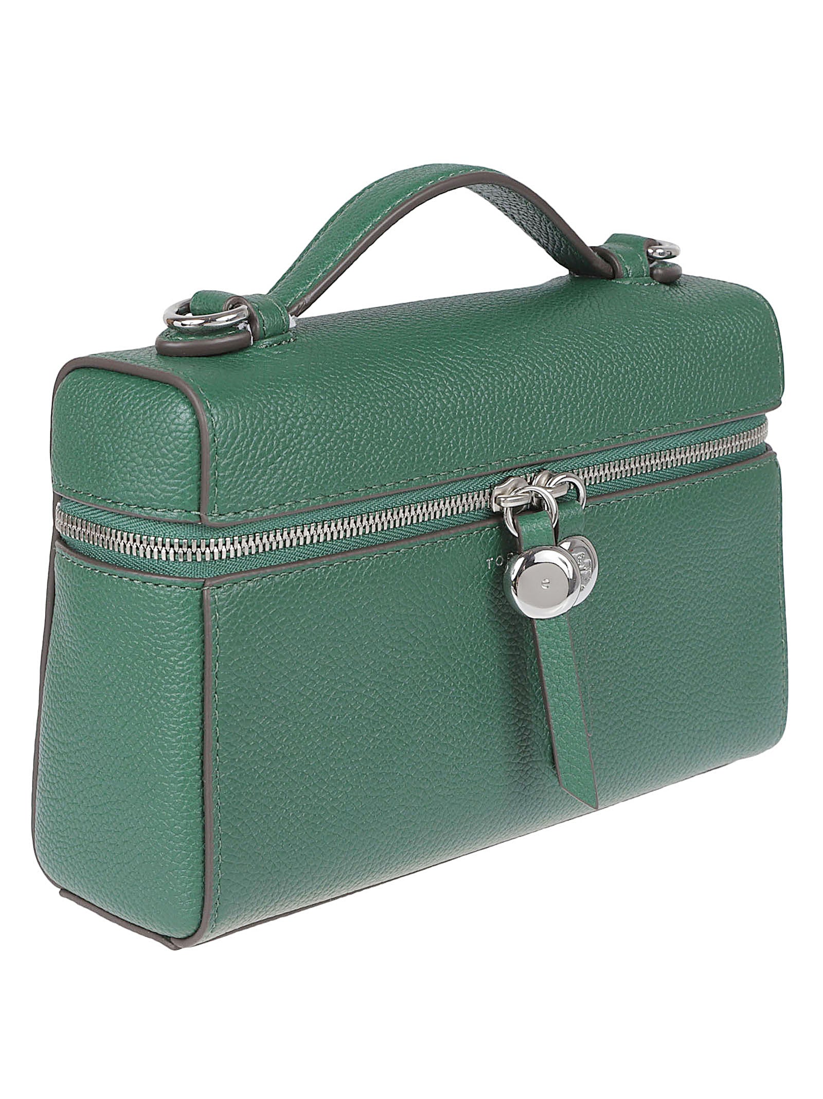 Compact Textured Leather Mini Bag