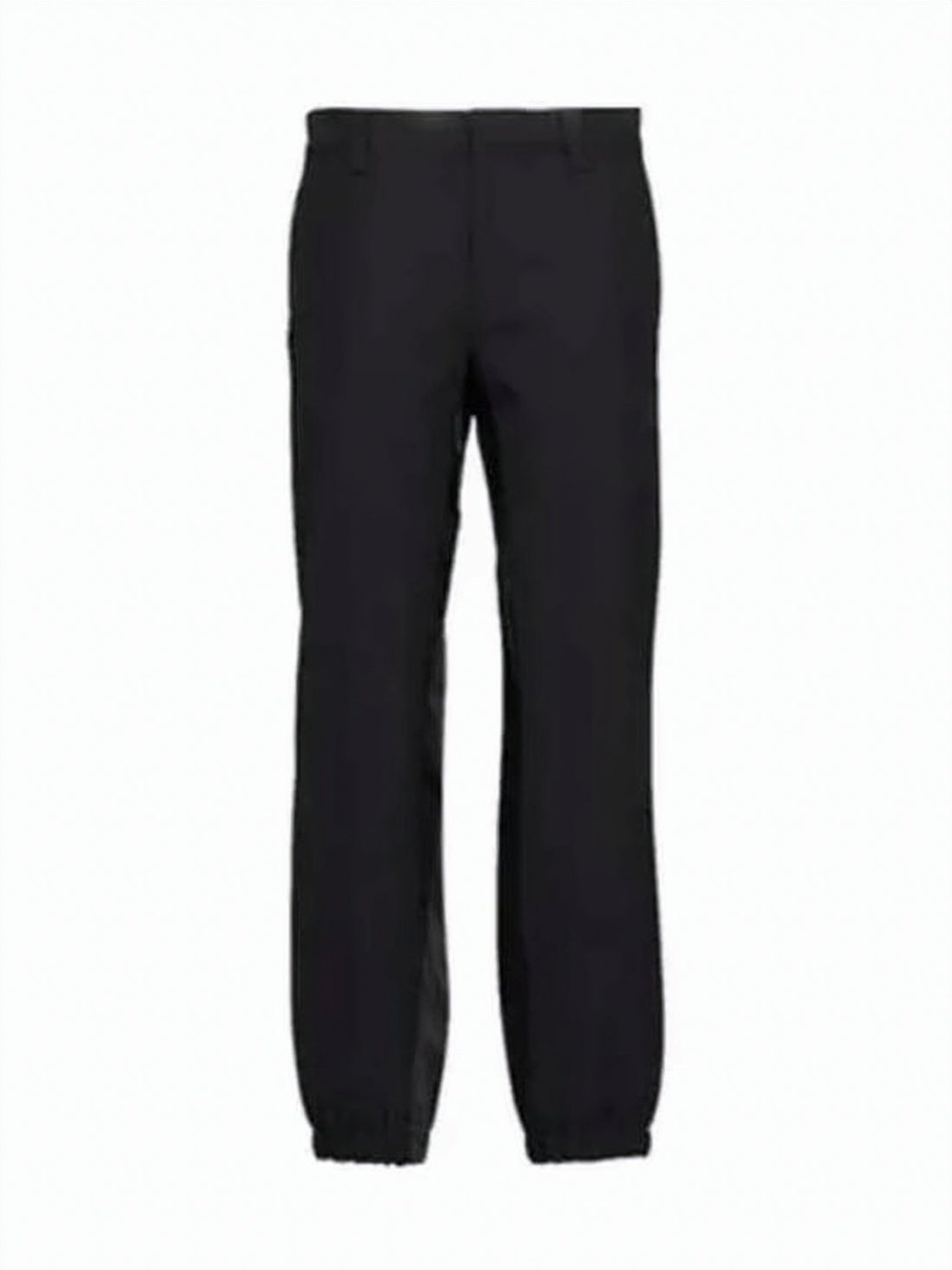 Tailored Black Wool Suit Pants With Refined Finish