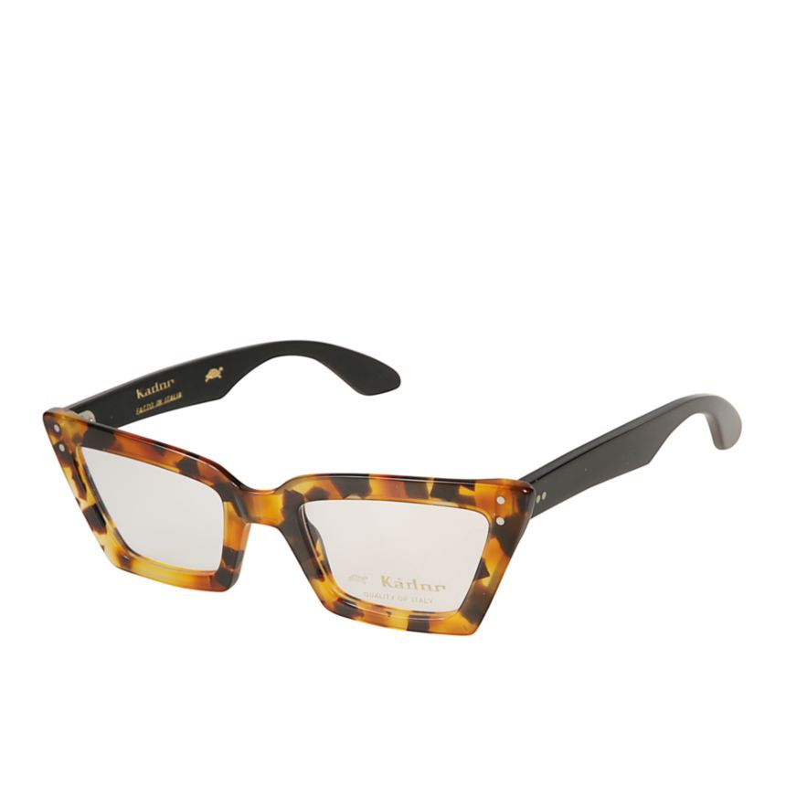 Alexa Bold Tortoiseshell Geometric Frame Eyeglasses