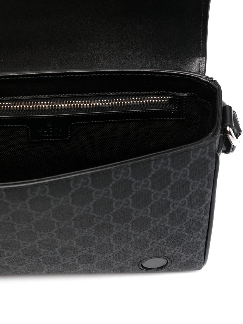 Rectangular Crossbody Bag With Monogram Design