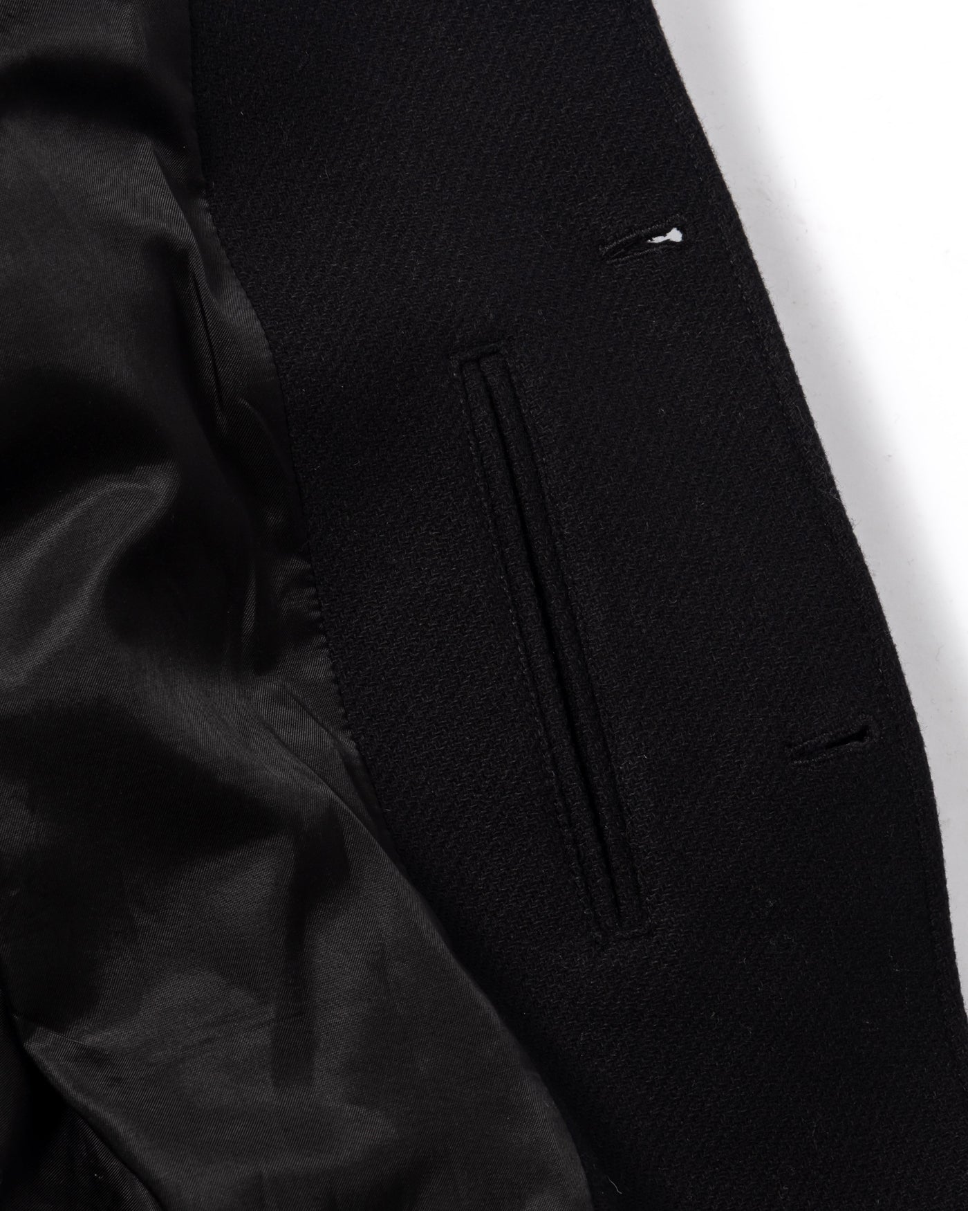 Wool Twill Stan Coat with Minimalist Design