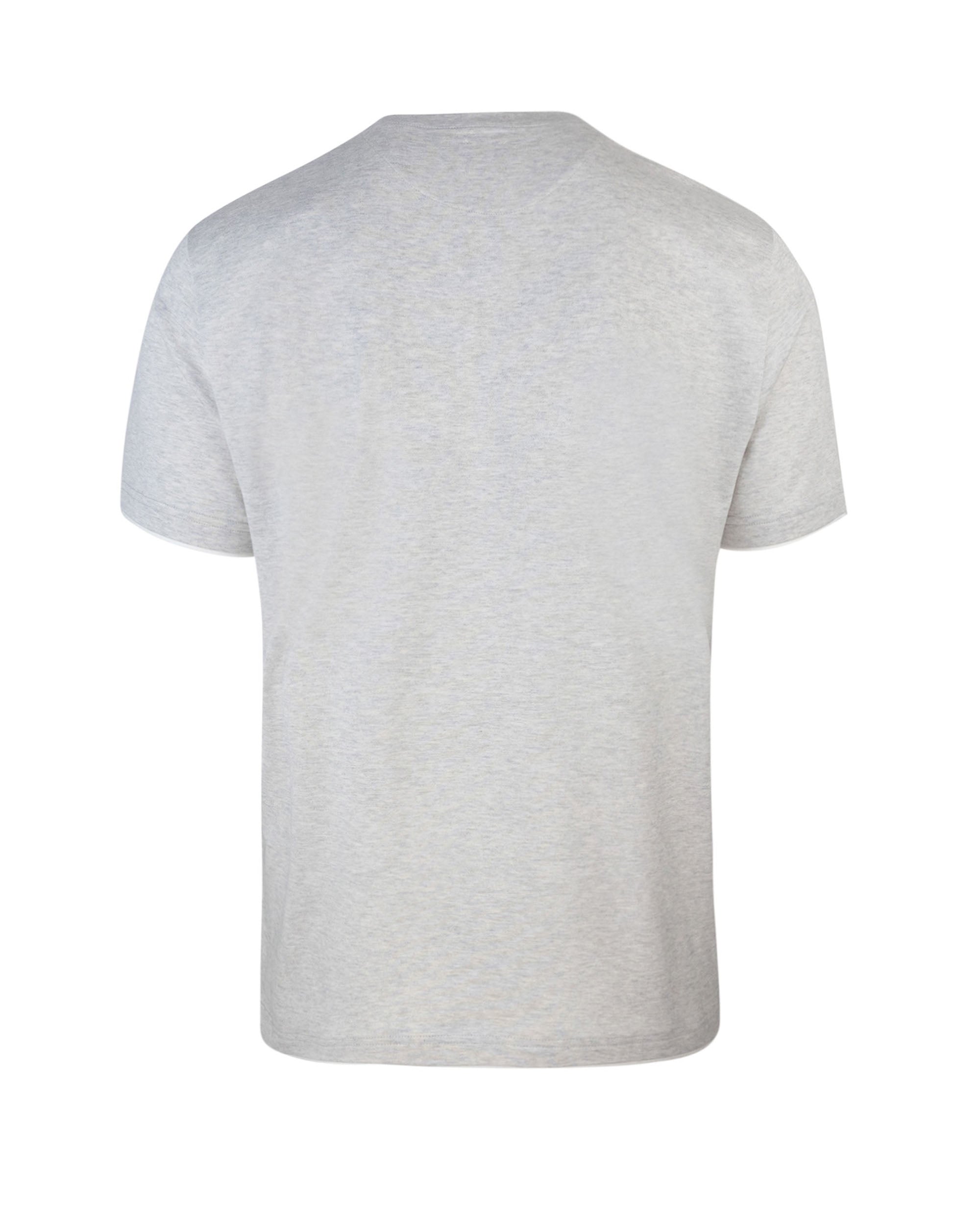 Light Grey Cotton Crew Neck T-Shirt