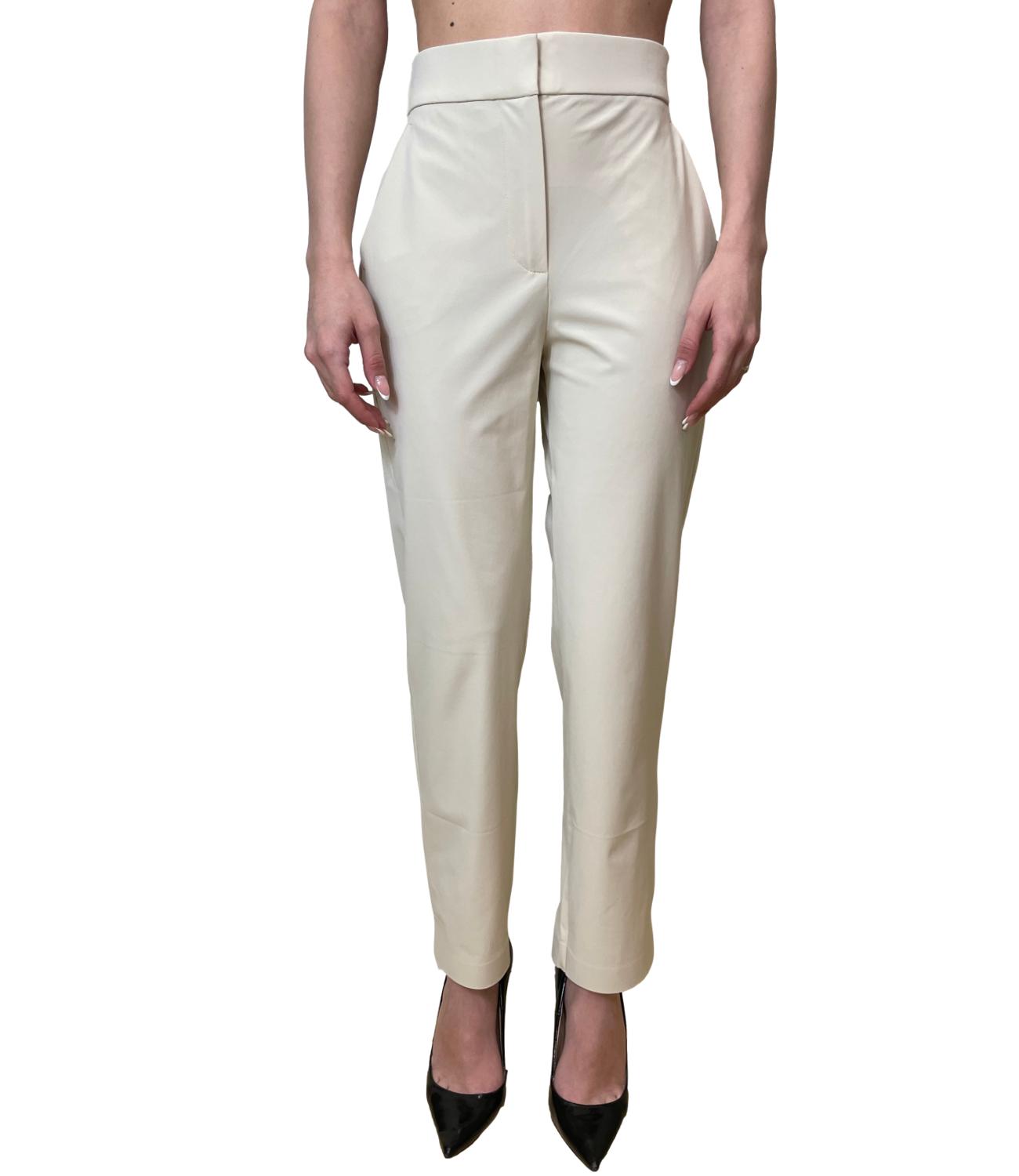 Ivory White Mmlpaio Polyamide Trousers