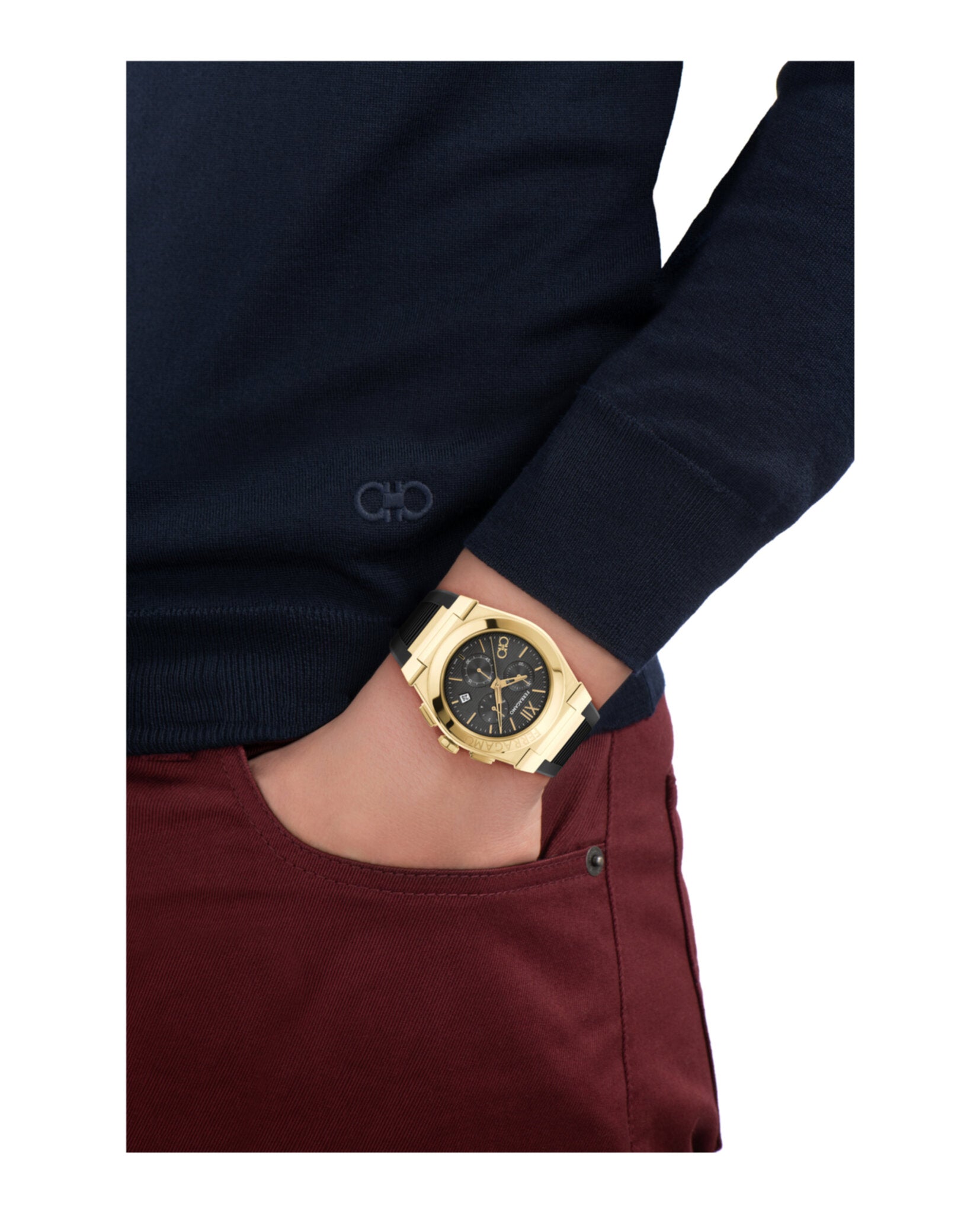 Vega Chrono Silicone Watch