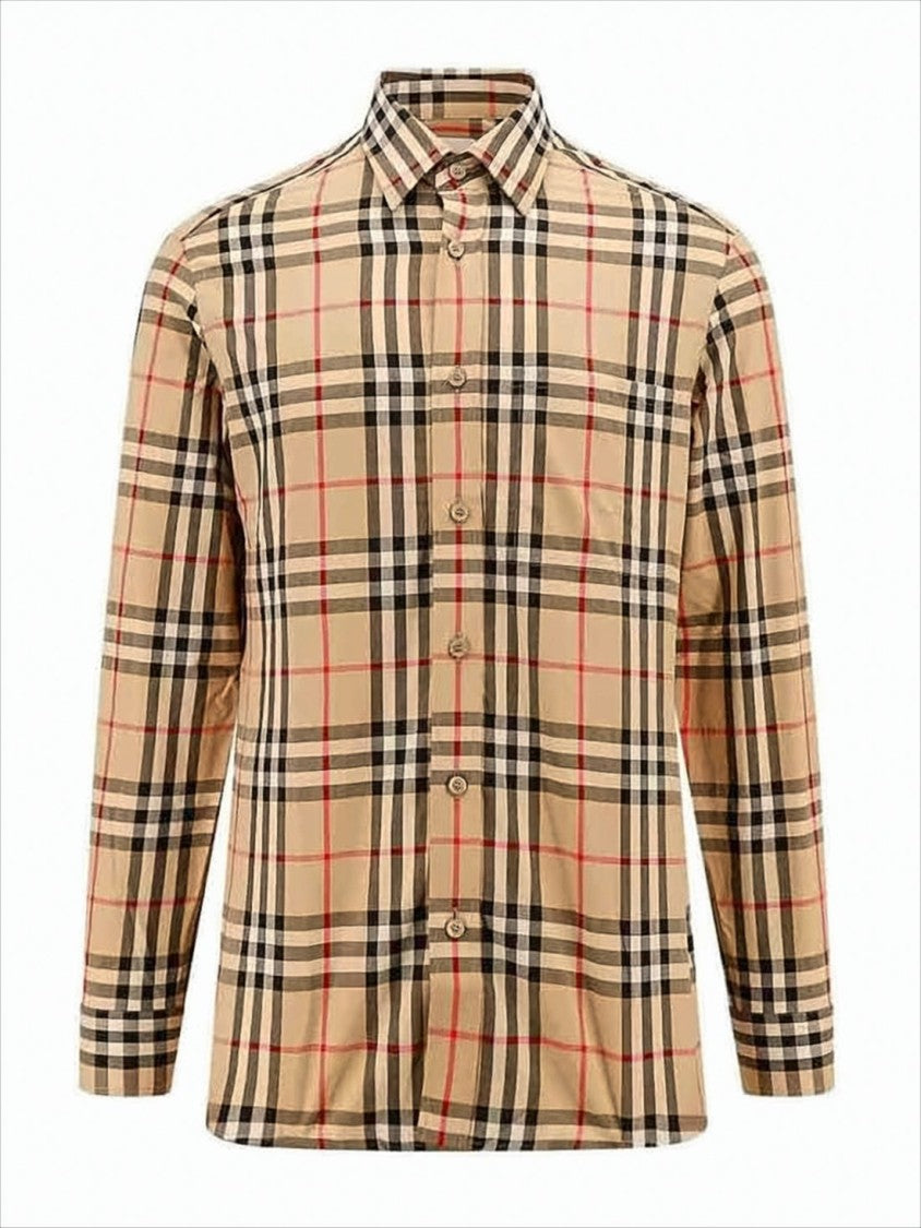 Classic Check Pattern Long-Sleeve Shirt