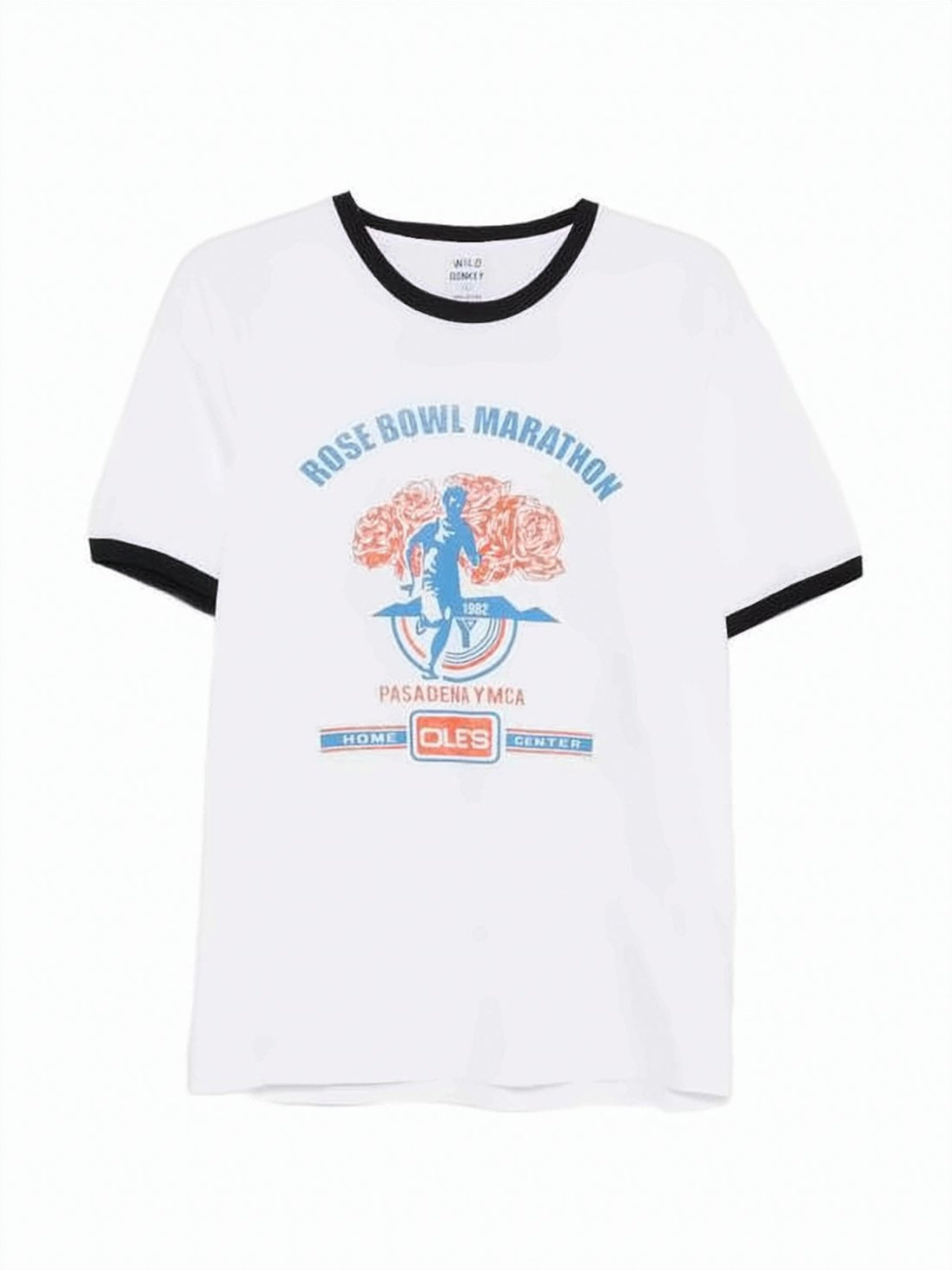 Short-Sleeve White T-Shirt with Graphic Print