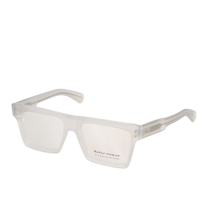 Premium 7 Translucent Frosted Rectangular Sunglasses with Minimalist Design