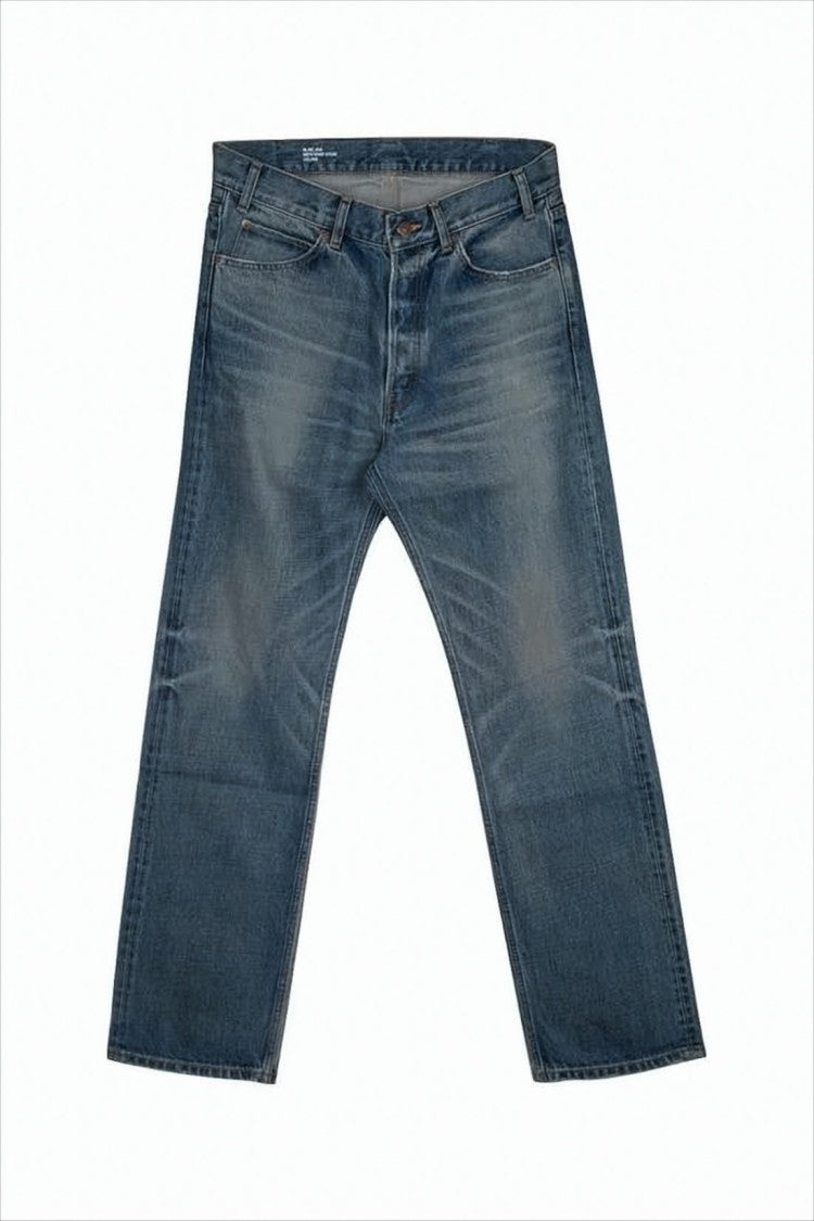 Classic Straight-Leg Denim Trousers