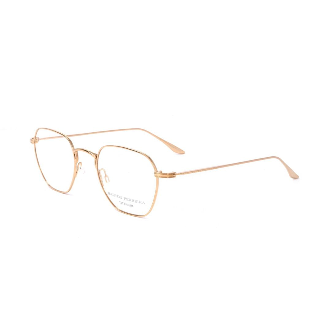 Bp5038 500ro Thin Metal Frame Eyeglasses with Geometric Lenses