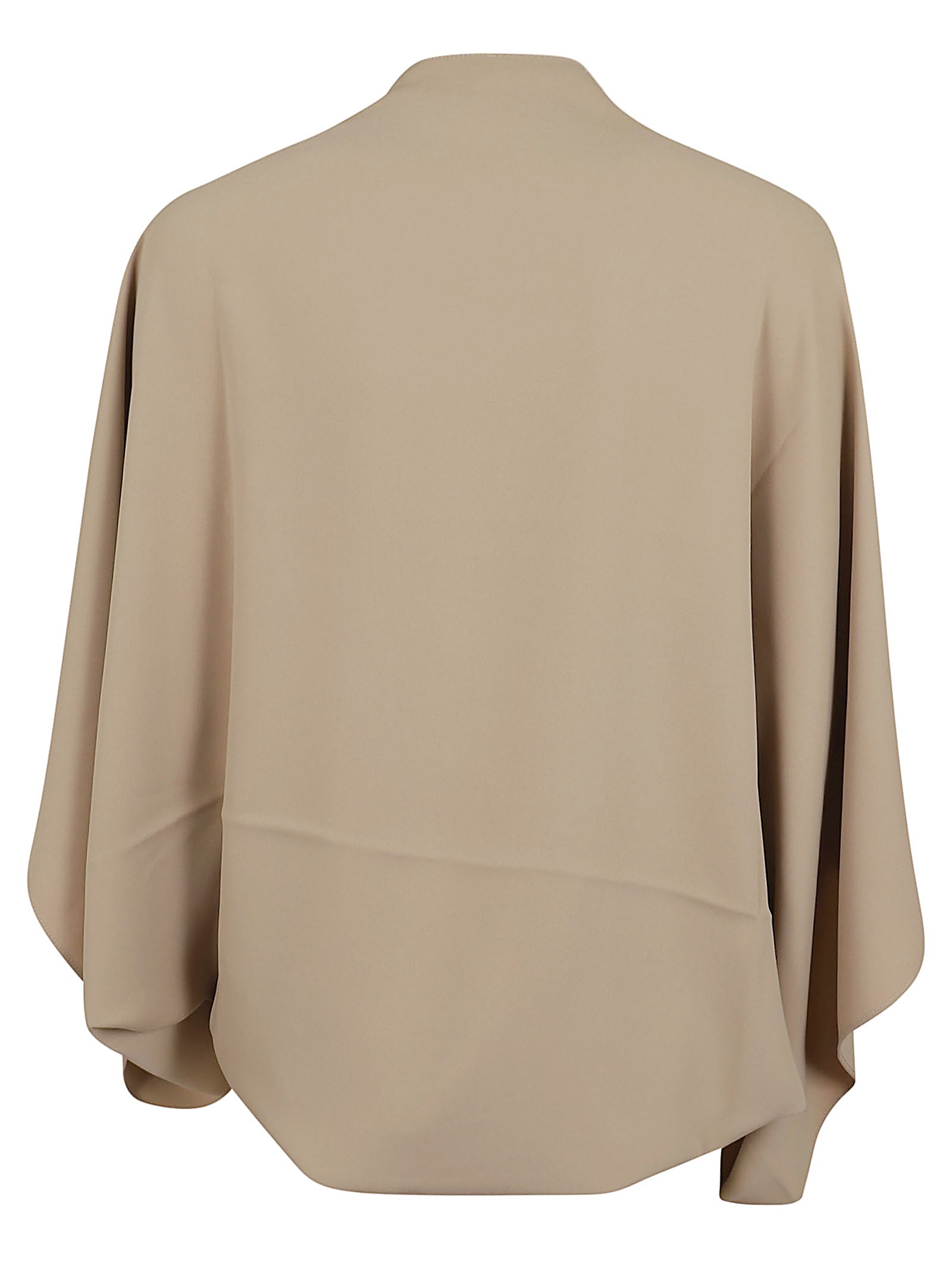 Loose Draped Sweater with Flowing Sleeves